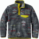 Patagonia Lightweight Synchilla Snap-T Pullover - Boy's-River Tribe/Fluid Green-Large