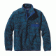 Patagonia Lightweight Synchilla Snap-T Pullover - Mens-Shale/Navy Blue-Large