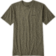 Patagonia Line Logo Badge Cotton/Poly Responsibili-Tee - Men's-Buffalo Green-Large