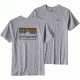 Patagonia Line Logo Badge Cotton/Poly Responsibili-Tee - Men's-Drifter Grey-X-Large