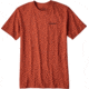 Patagonia Line Logo Badge Cotton/Poly Responsibili-Tee - Men's-Roots Red-Large