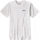 Patagonia Line Logo Badge Cotton/Poly Responsibili-Tee - Men's-White/Smolder Blue-Medium