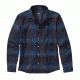 Patagonia Long Sleeve Fezzman Shirt - Mens-Wild lands/Navy Blue-Large