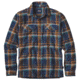 Patagonia Long Sleeve Fjord Flannel Shirt - Men's-Blue Ox/Navy Blue-X-Small