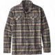 Patagonia Long Sleeve Fjord Flannel Shirt - Men's-Migration Plaid/Forge Grey-Small