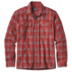 Patagonia Long Sleeve Fjord Flannel Shirt - Men's-Valley Oak/Ramble Red-X-Large