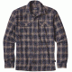 Patagonia Long Sleeve Fjord Flannel Shirt - Men's-Vally Oak/Navy Blue-Large