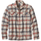 Patagonia Long Sleeve Fjord Flannel Shirt - Men's-Windrow/Toasted White-Medium