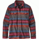 Patagonia Long Sleeve Fjord Flannel Shirt - Womens-Blanket Stripe/Roots Red-6