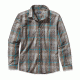 Patagonia Long Sleeve Gone Again Shirt - Men's-Little Hayburner/Classic Navy-Small