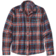 Patagonia Long Sleeve Lightweight Fjord Flannel Shirt - Men's -Rootsy/Cinder Red-X-Small