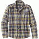 Patagonia Long Sleeve Lightweight Fjord Flannel Shirt - Men's -Rootsy/Toasted White-XX-Large