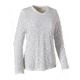 Patagonia Long Sleeve Merino Daily V-Neck T-Shirt - Womens-Birch White-Large