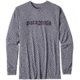 Patagonia Long-Sleeved '73 Text Logo Cotton/Poly Responsibili-Tee - Men's-Nickel-X-Small