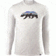 Patagonia Long-Sleeved Capilene Daily Graphic T-Shirt - Men's -Fitz Roy Bear/White-Small
