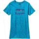 Patagonia Morning Glow Cotton/Poly Crew T-Shirt - Women's-Grecian Blue-Large