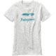 Patagonia Morning Glow Cotton/Poly Crew T-Shirt - Women's-White-Large