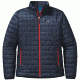 Nano Puff Jacket - Mens-Navy Blue/Underwater Blue-Small