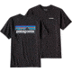 Patagonia P-6 Logo Short Sleeve T-Shirt - Men's-Medium-Black
