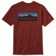 Patagonia P-6 Logo Short Sleeve T-Shirt - Men's-Small-Cinder Red