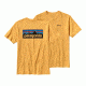 Patagonia P-6 Logo Short Sleeve T-Shirt - Mens-Large-Nectar Yellow