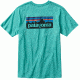 P-6 Logo Short Sleeve T-Shirt - Mens-Large-Howling Turquoise