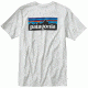 Patagonia P-6 Logo Short Sleeve T-Shirt - Men's-Small-White