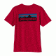 Patagonia P-6 Logo Tee Shirt - Men's-Red Delicious-X-Large