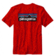Patagonia P-6 Logo Tee Shirt - Men's-Turkish Red-Medium