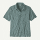 Patagonia Patagonia Mens Trail Harbor Button Down Knit Shirt, 42045-BLSG-M