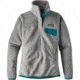 Patagonia Re-Tool Snap-T Pullover - Women's-Medium-Tailored Grey/Nickel X-Dye/Elwha Blue