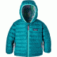Patagonia Reversible Down Sweater Hoody - Baby-Cross Current/Elwha Blue-6M