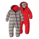 Patagonia Reversible Puff-Ball Bunting - Baby-Fin Stripe/French Red-6M