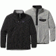 Patagonia Reversible Snap-T Glissade Pullover - Men's-Black/Drifter Grey-X-Large