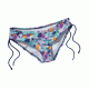 Sunamee Side Tie Bottoms - Womens-Neo Tropics Petite/Mock Purple-Large