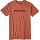 Patagonia Text Logo Cotton/Poly T-Shirt - Men's-Canyon Brown-X-Large