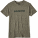 Patagonia Text Logo Cotton/Poly T-Shirt - Men's-Industrial Green-Medium