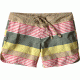 Patagonia Wavefarer Board Short 5 in - Women's -Fitz Stripe Texture/Pelican-8