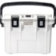 Pelican Elite Hard Cooler, 13.25 L, White/Grey, 14Q-1-WHTGRY