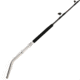 Penn Fishing Ally II Boat Conventional Rod, Saltwater, Handle Type F, 6ft. Rod Length, Heavy Power, Moderate Fast Action, 1 Piece, Black Silver, ALLYBWII5080C60ARBB