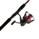 Penn Fishing Fierce IV Combo, 6.2/1, Right/Left, 4000, 7ft. Rod Length, Medium Power, Extra Fast Action, 1 Piece Rod, Black/Red, FRCIV4000701M