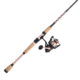 Penn Fishing Passion II Combo, 5.2/1, Right/Left, 2000, 6ft. 6in. Rod Length, Medium Light Power, Moderate Fast Action, 2 Pieces Rod, Black/Rose Gold, PASII2000662ML