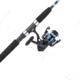Penn Fishing Wrath Combo, 6.2/1, Right/Left, 2500, 6ft. 6in. Rod Length, Medium Light Power, Moderate Fast Action, 2 Pieces Rod, Black/Blue, WRTH2500662ML