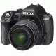 Pentax K-500 Digital SLR Camera with 18-55mm f-3.5-5.6 and 50-200mm f-4-5.6 Lenses, Black 15517