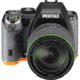 Pentax K-S2 Camera 18-135WR Lenskit, Black/Orange 13196