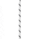 Petzl 11mm 2ST Beam Rope, White, 200 ft, R101DA04