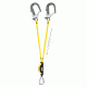Petzl Absorbica-Y Tie Back Energy Absorber/Tie-Back Rings/Captive Carabiner/MGO/ANSI, 150cm, L64YUT 150