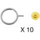 Petzl Am'D Pin-Lock Pins w/Rings, Pack of 10, M034BA00
