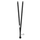 Petzl Aventex-Y Lanyard, Black, 5 Pack, L038AA03