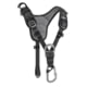 Petzl Chest Harness Top, Black/Yellow, New, C081AB00